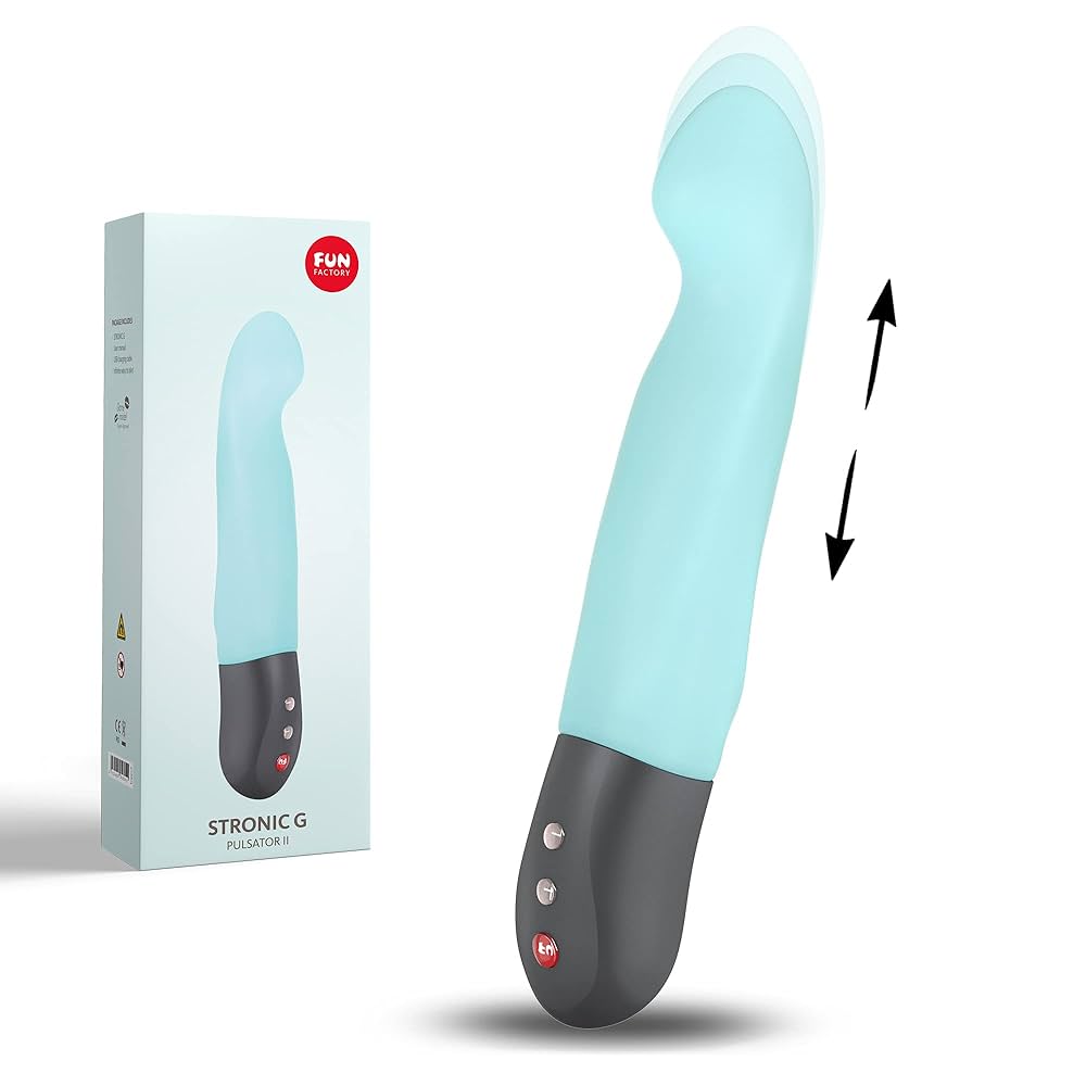 The Fun Factory Stronic G, a thrusting G-spot vibrator.