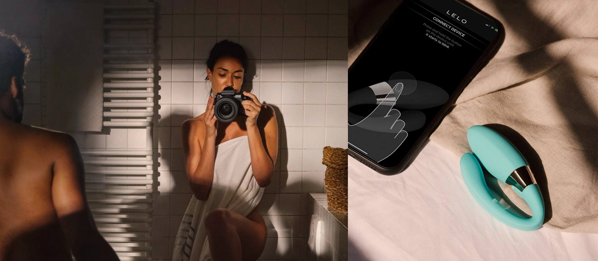 The LELO TIANI Harmony, an app-controlled couples massager.